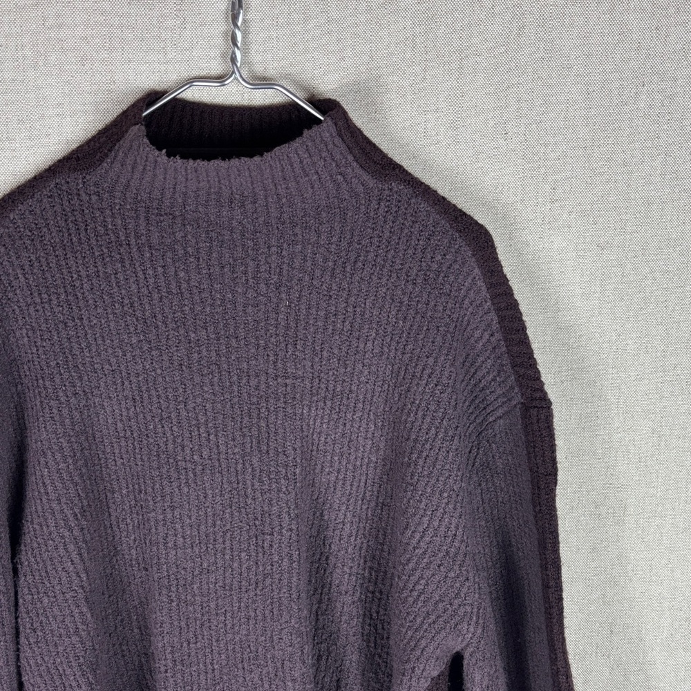 Prologue Dual Purple Mock Neck Sweater Medium - Picture 2 of 7